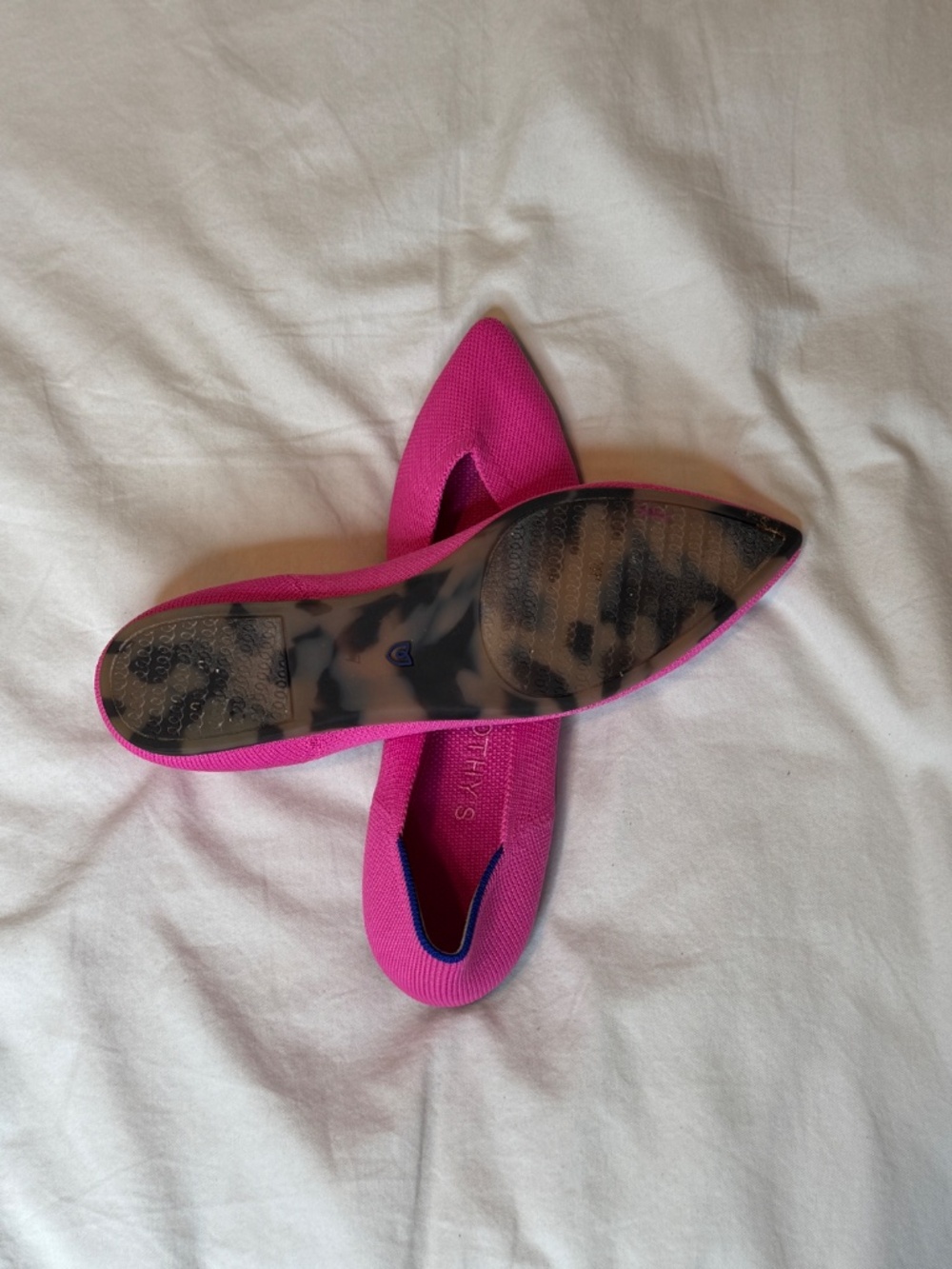 NEW Dragonfruit Rothy’s Pointed Toe Flats - Picture 4 of 5